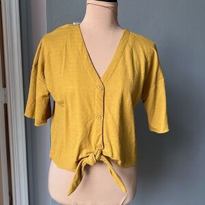 Mod ref Luca tie Mustard button down